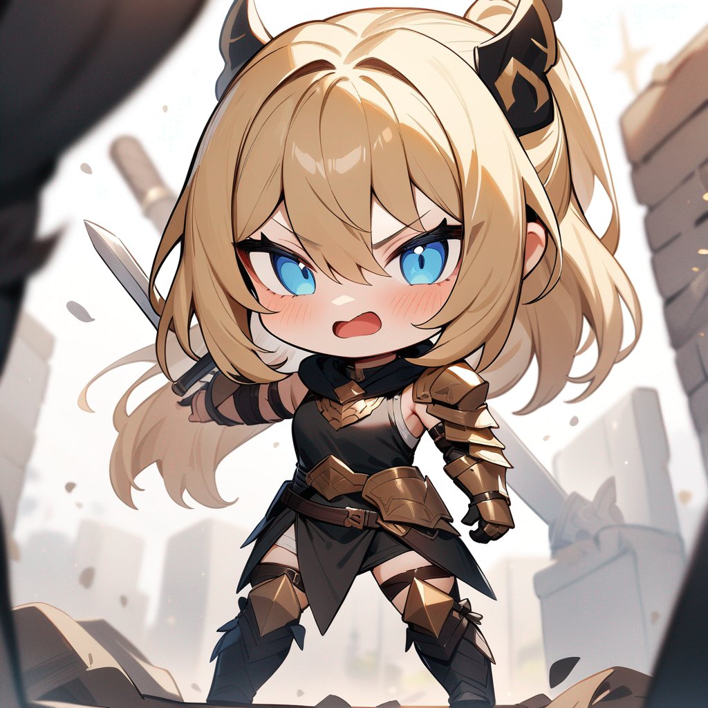 chibi warrior