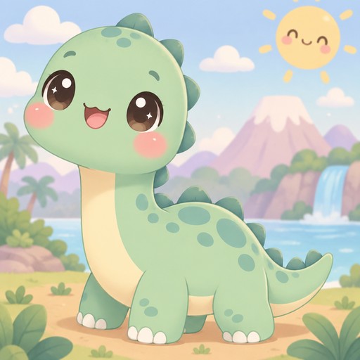 Cute dinosaur