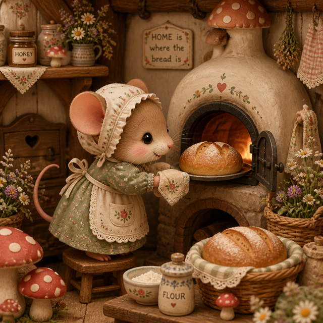 Cottagecore Kawaii kawaii AI art style example