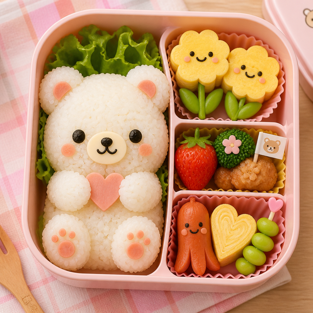 Kawaii Bento kawaii AI art style example