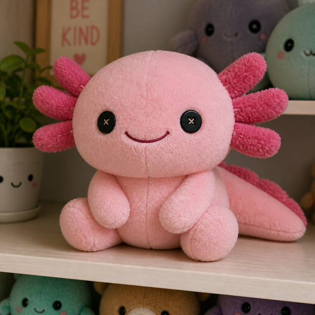 Plushie kawaii AI art style example